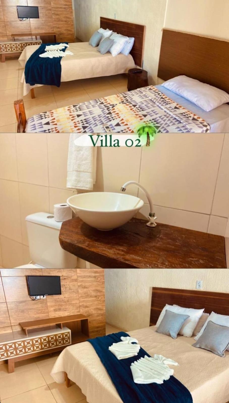 Pousada Villa Coqueirais เซาโจเซดาโกโรอากรันเด ภายนอก รูปภาพ